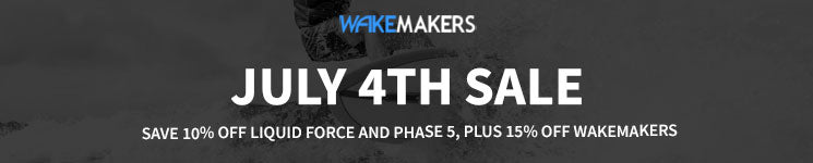 Liquid Force, Phase 5 and WakeMAKERS July 4 sale