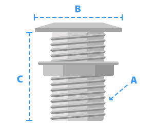 Thru-hull Intake Fitting Dimensions