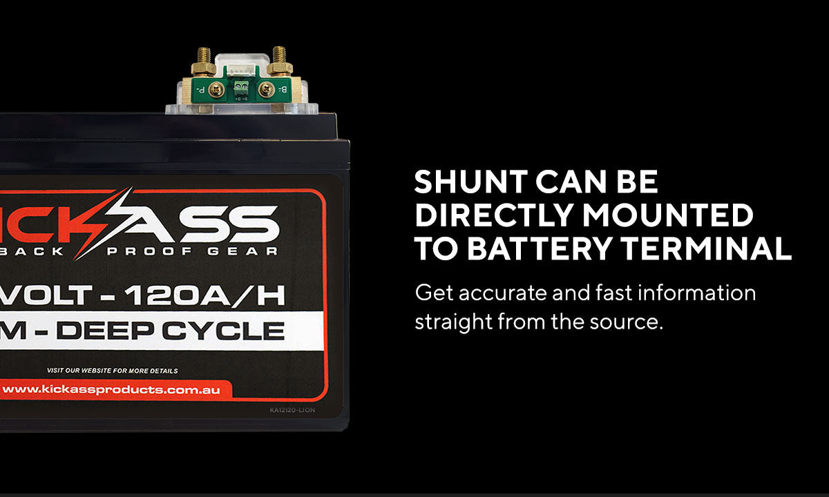 500A Battery Monitoring Shunt with Remote Display