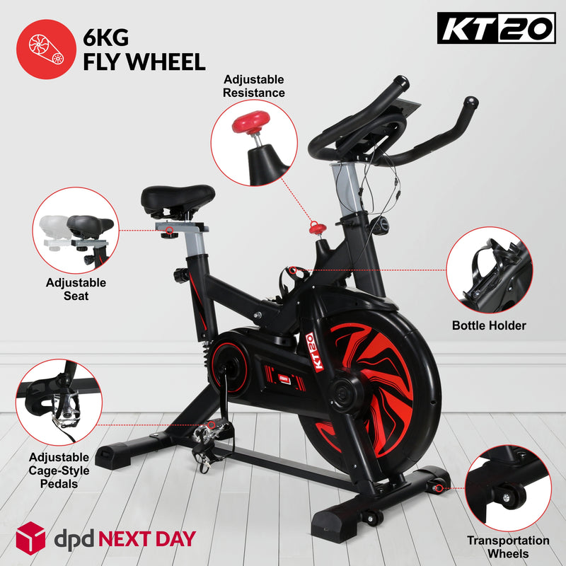 exercise bike 6kg flywheel