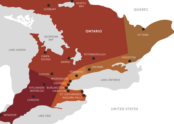 FWM Canada Coverage map