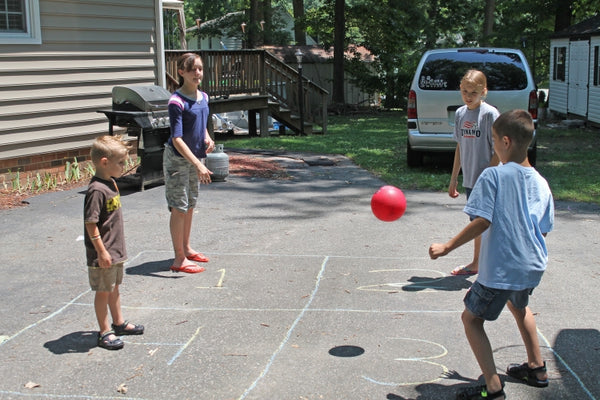 Meet me in the driveway for a game of Four Square — Fix It physical therapy
