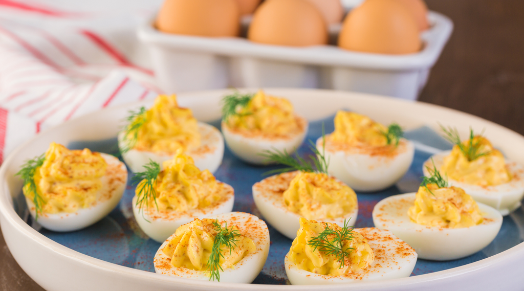 deviled eggs