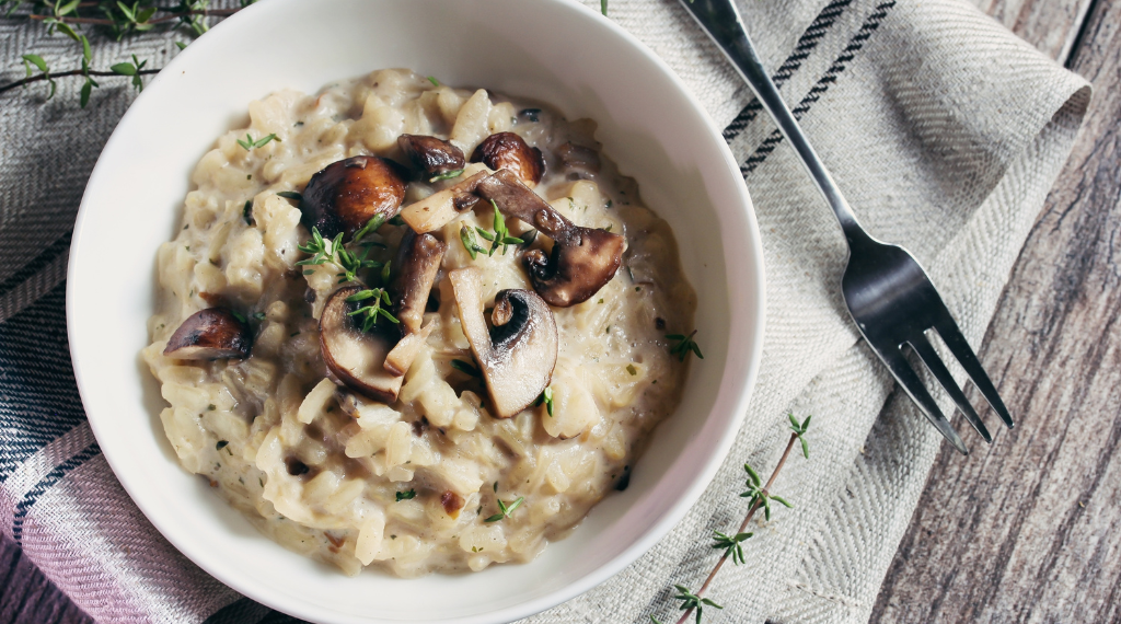 Mushroom risotto