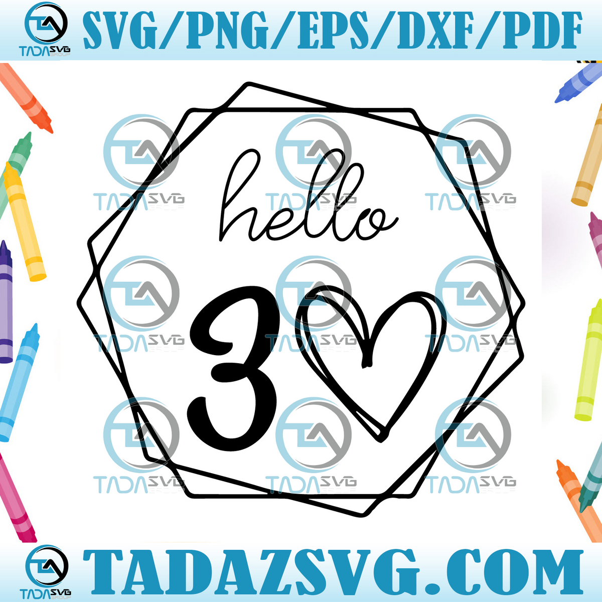 Download Hello 30 Birthday Svg - Tada SVG