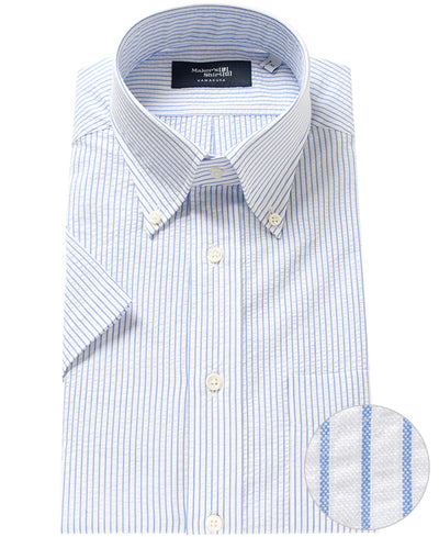 Short Sleeve Shirt - Button Down Seersucker – Kamakura Shirts 