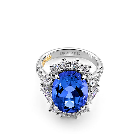 Tanzanite & Diamond Dress Ring