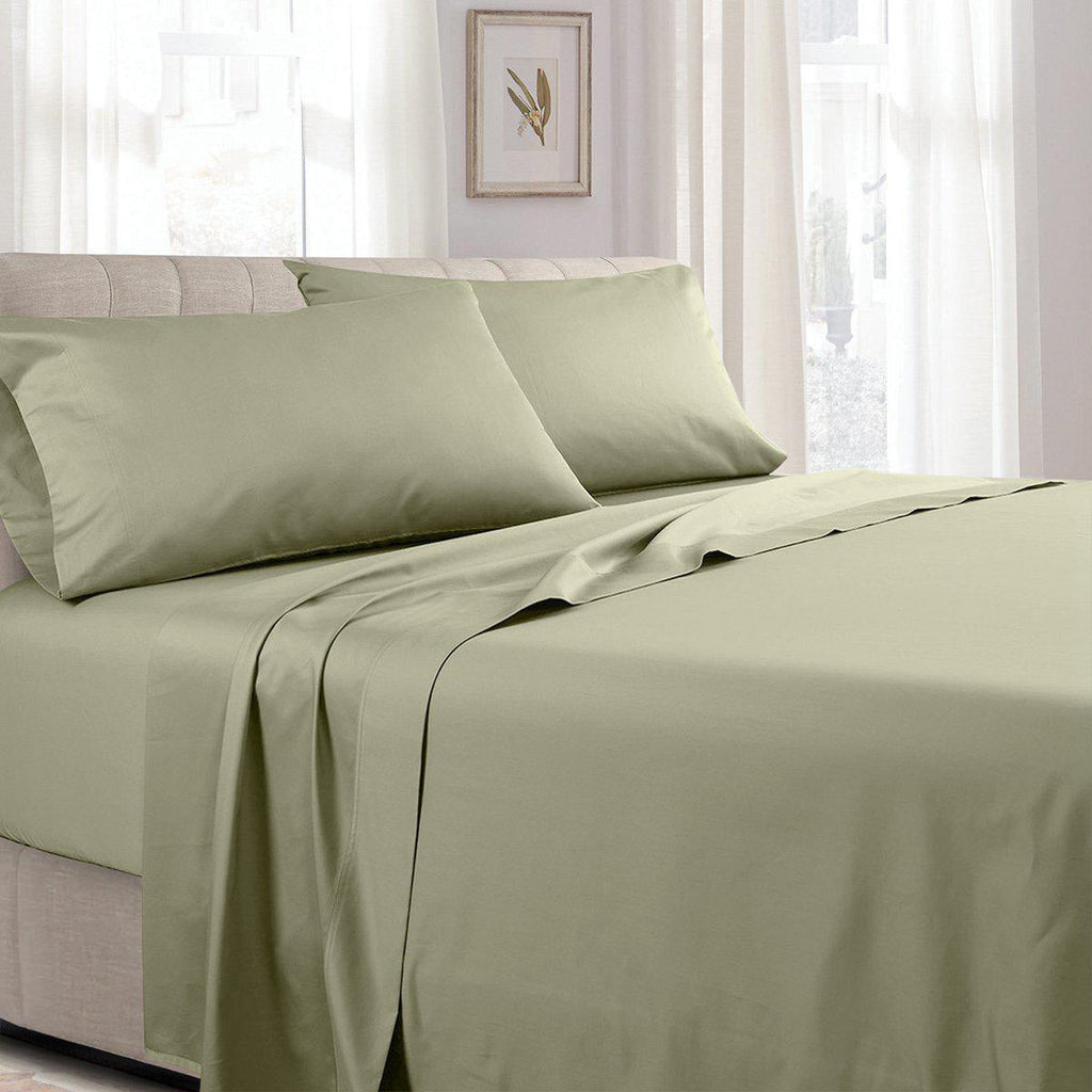 100% Cotton Made in USA Bed Sheet Set, Luxury 800TC