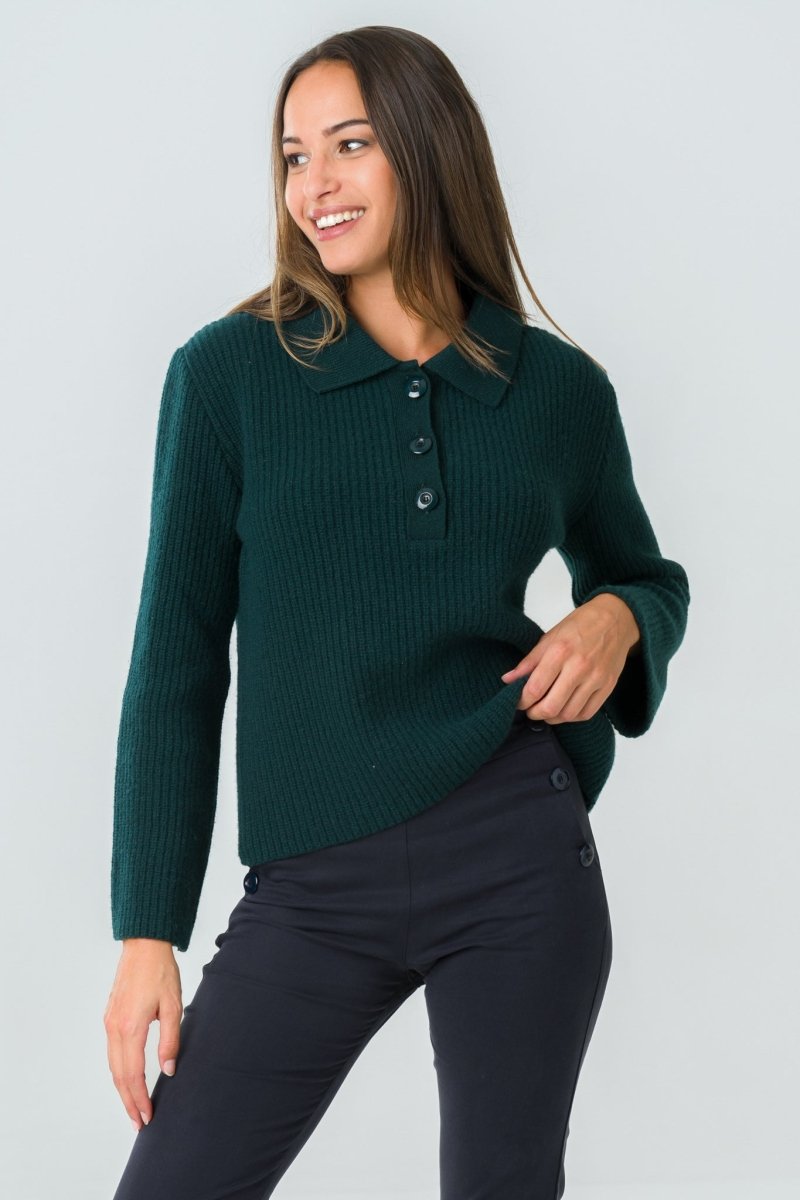 Pull vert laine - Torreya