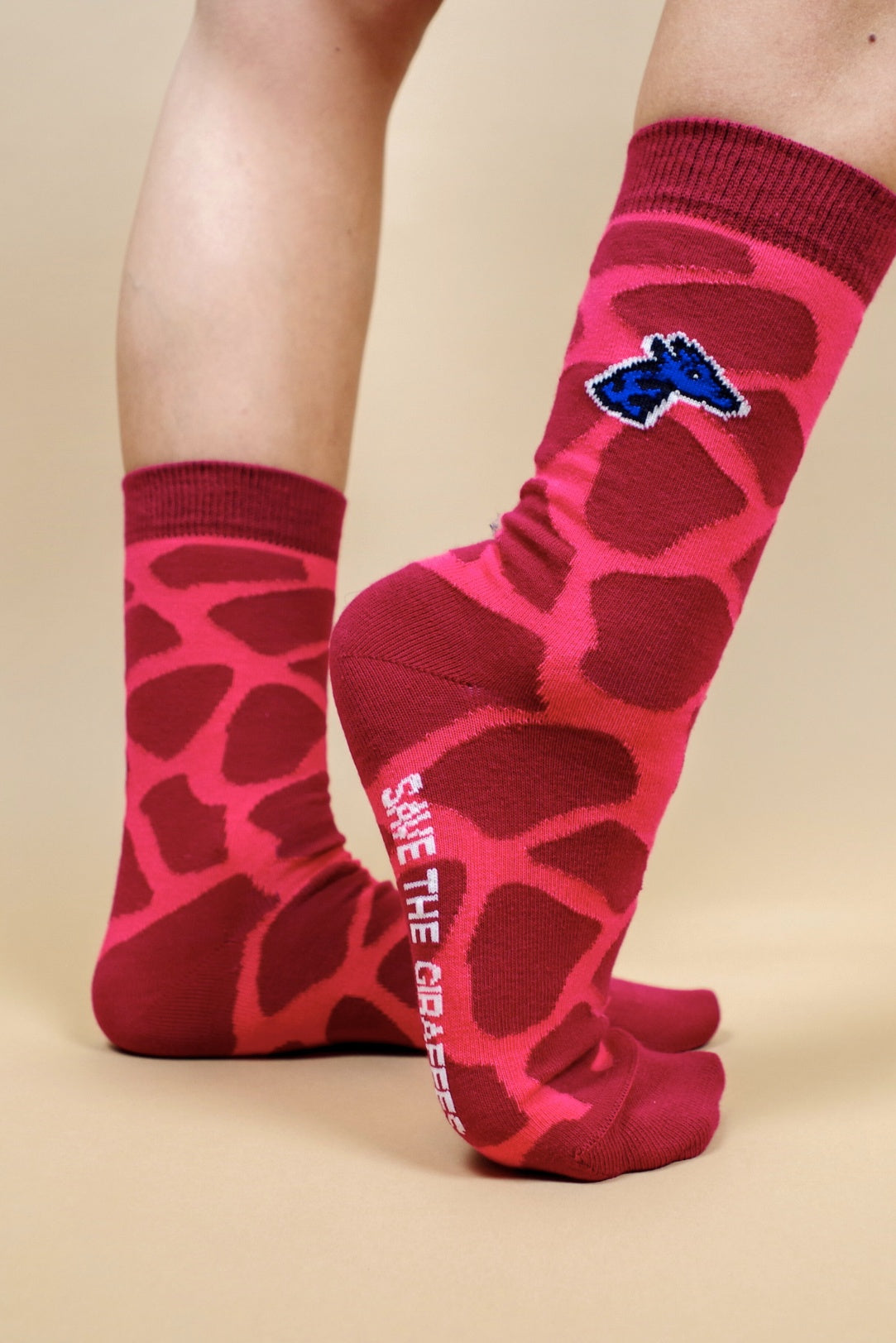 Chaussettes coton biologique - Girafe