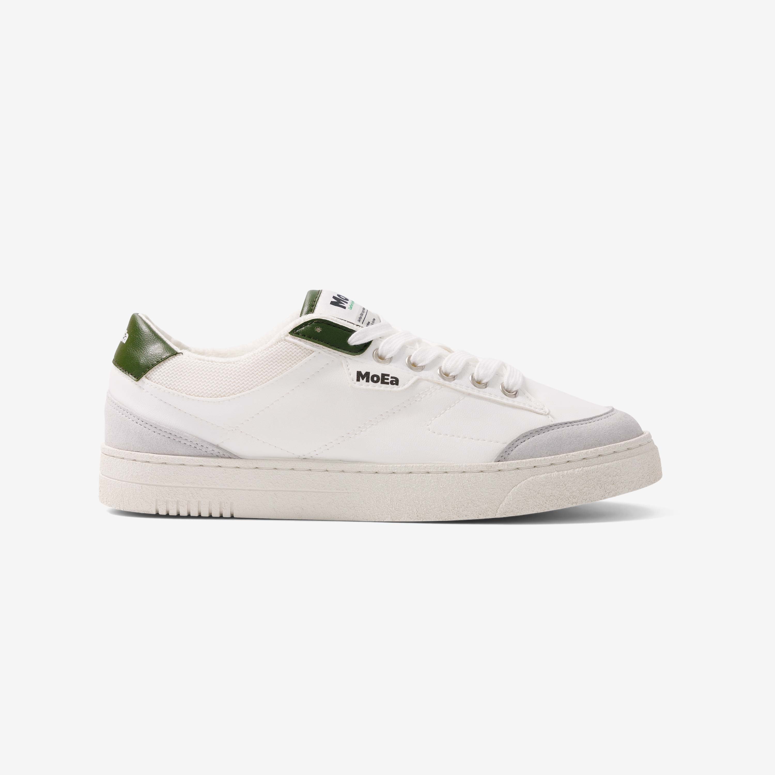 Baskets blanches en cuir de cactus - GEN3