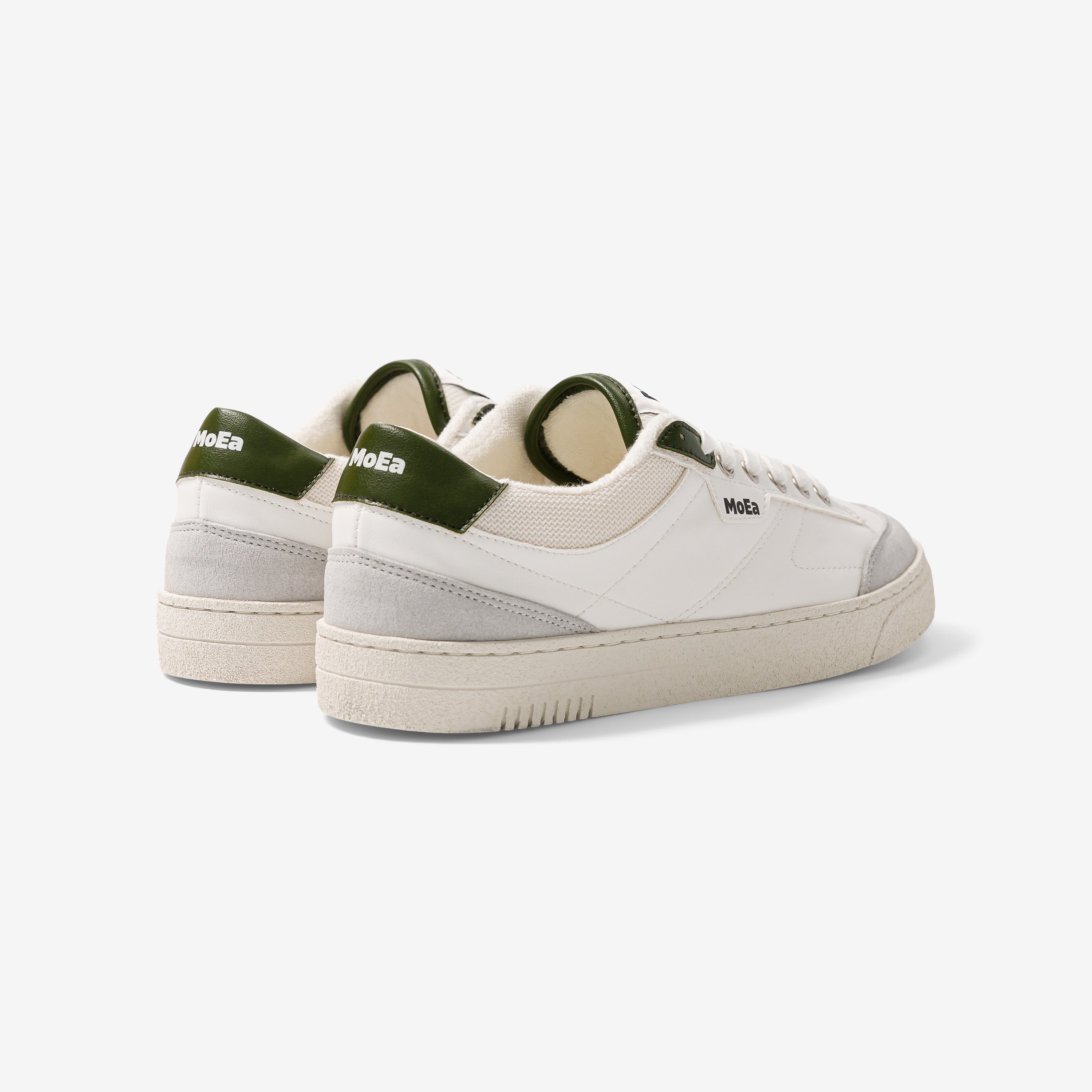 Baskets blanches en cuir de cactus - GEN3