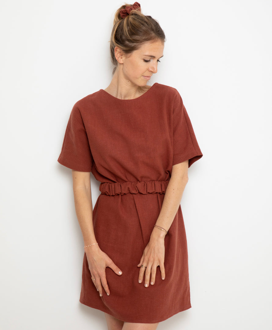 Robe courte lin - Romane