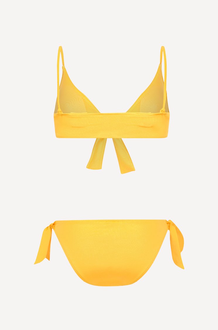 Bas de maillots de bain fibres recyclÃ©es - nÂ°3 - jaune