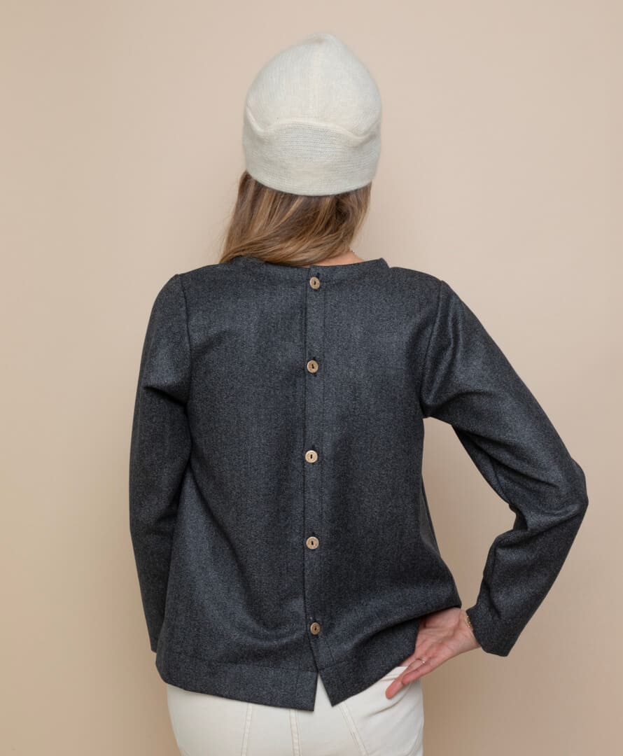 Blouse laine upcyclÃ©e - Neva