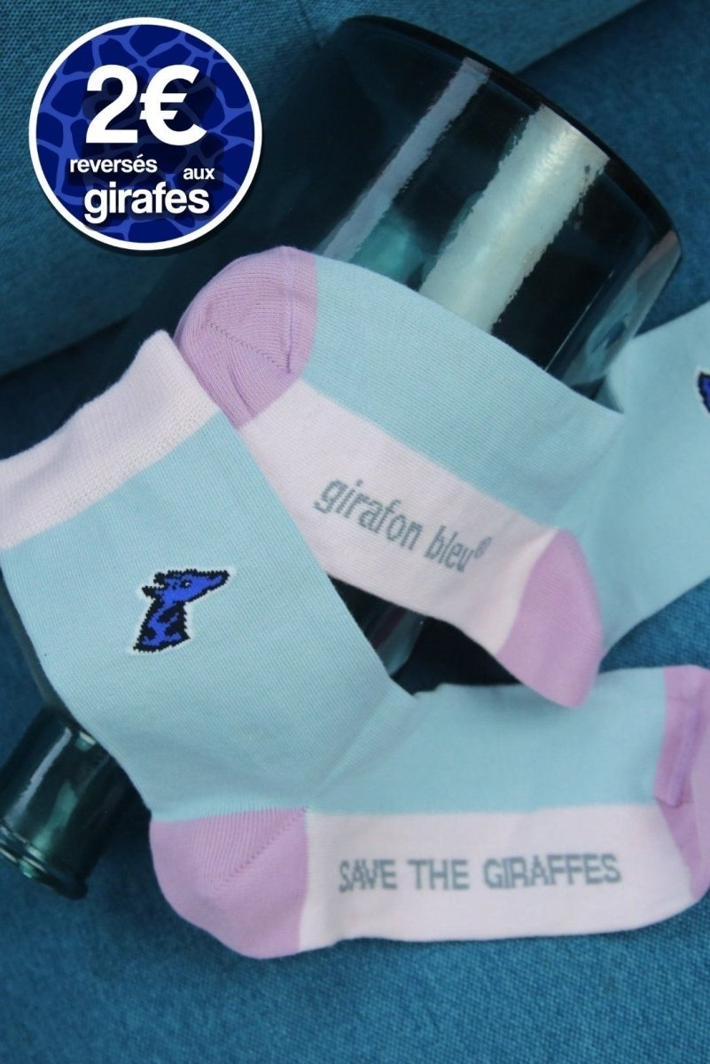 Chaussettes coton biologique - Girafe