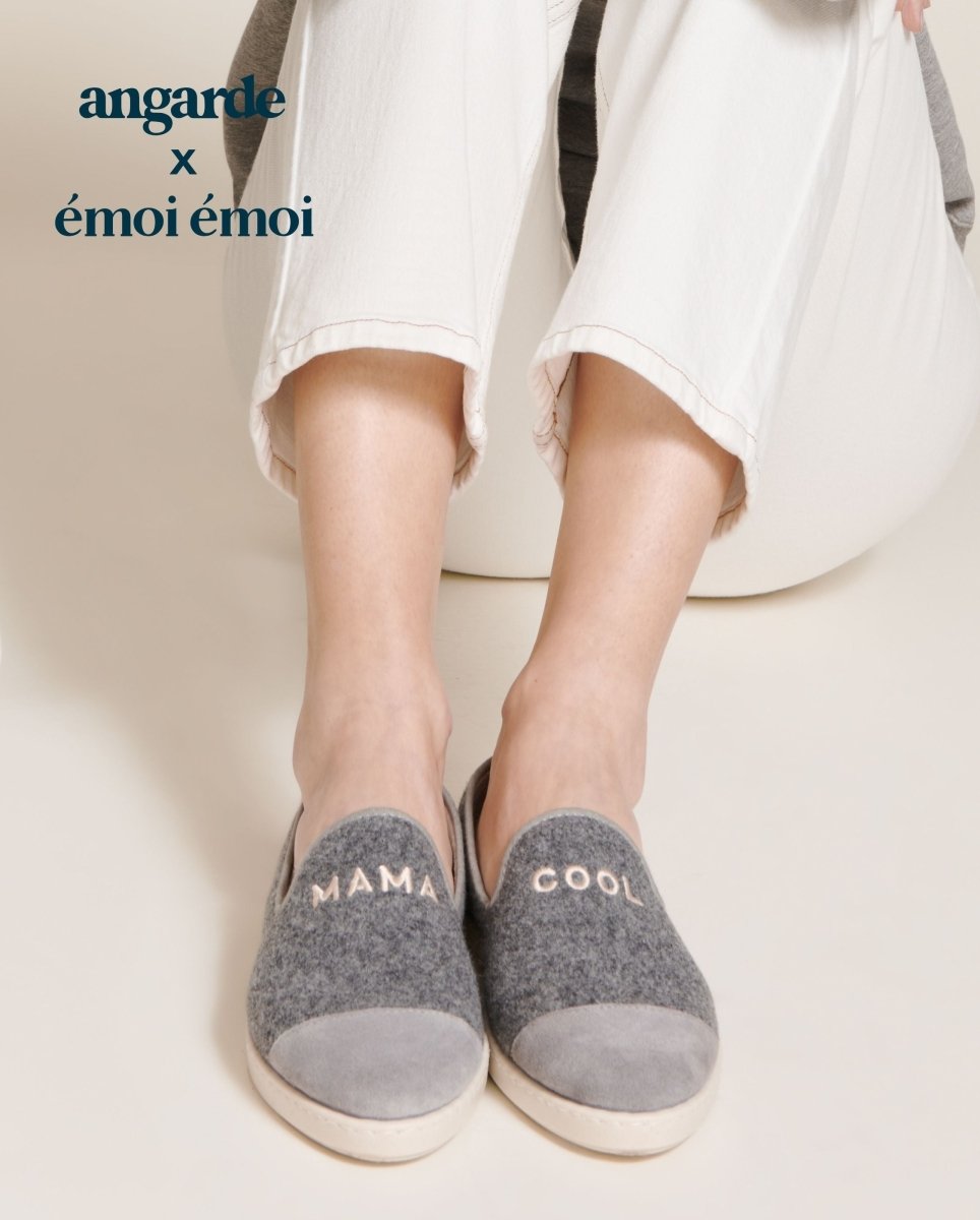 Chausson gris Mama Cool x Ã©moi Ã©moi