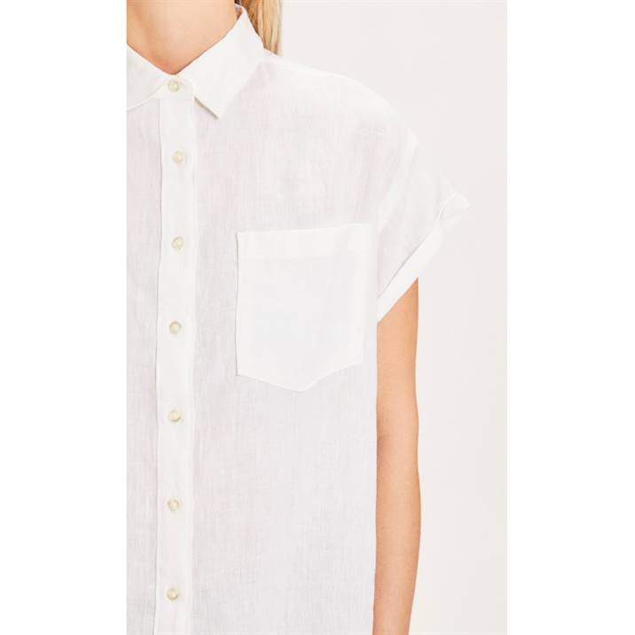 Chemise manches courtes en lin