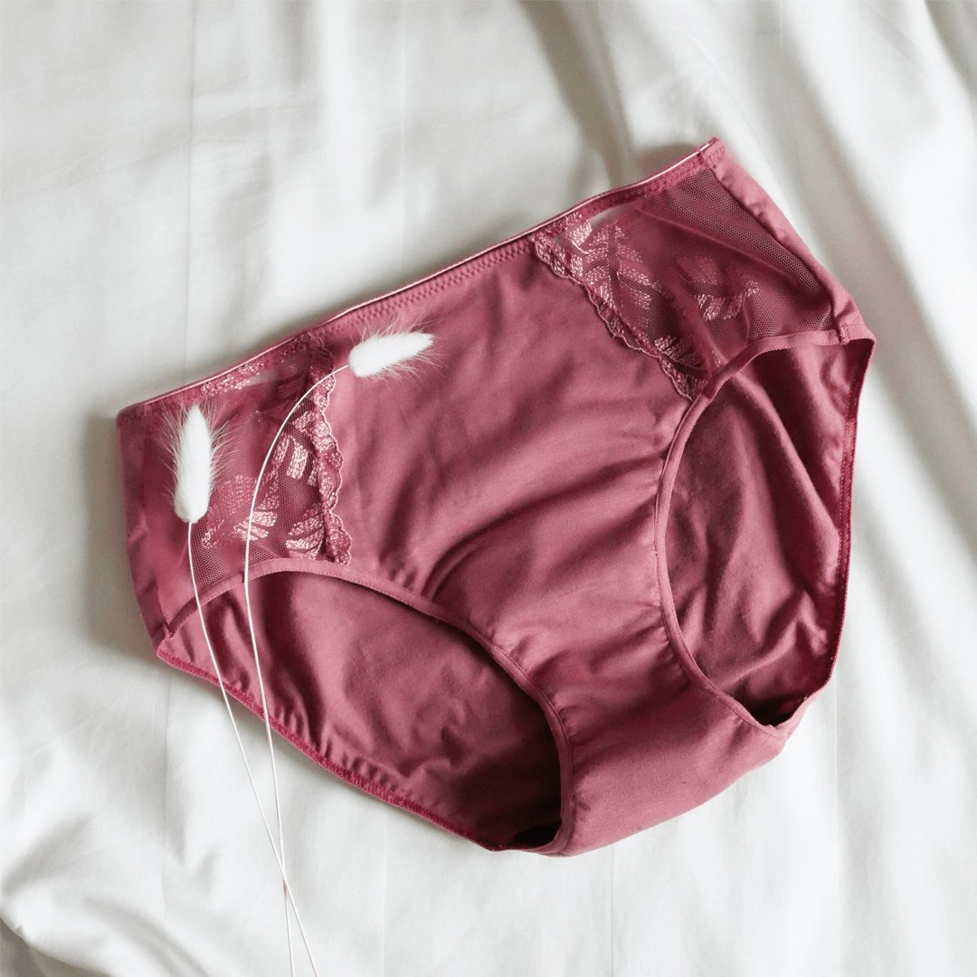 Culotte menstruelles en fibres recyclÃ©es - Bois de santal