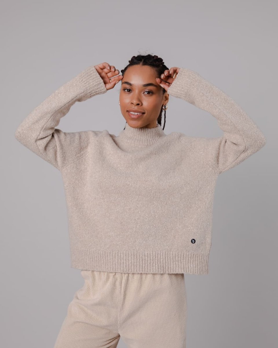 Pull matiÃ¨res recyclÃ©es - cropped sweater