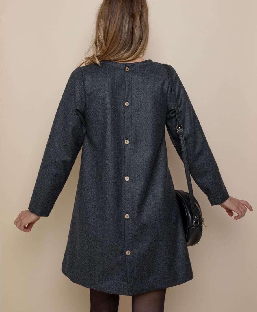 Robe en laine upcyclÃ©e - Neva