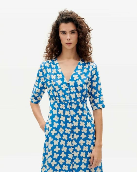 Robe viscose ecovero - Camelia