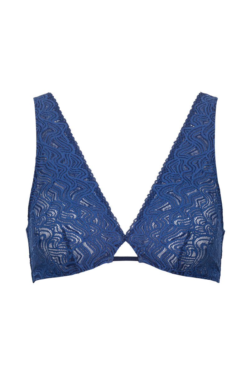 Soutien-gorge fibres recyclÃ©es - Sirius - bleu