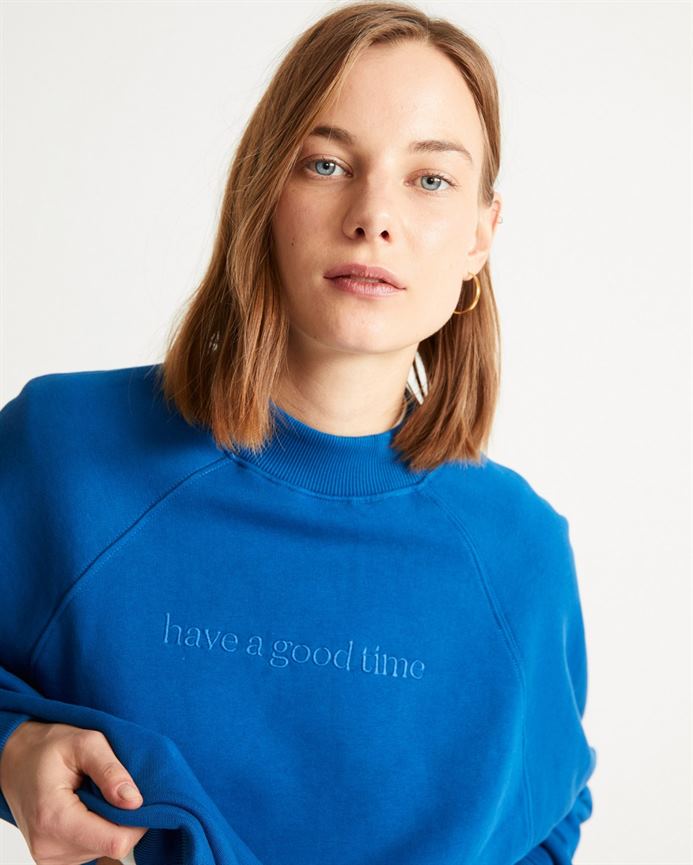 Sweatshirt coton biologique - Good Time