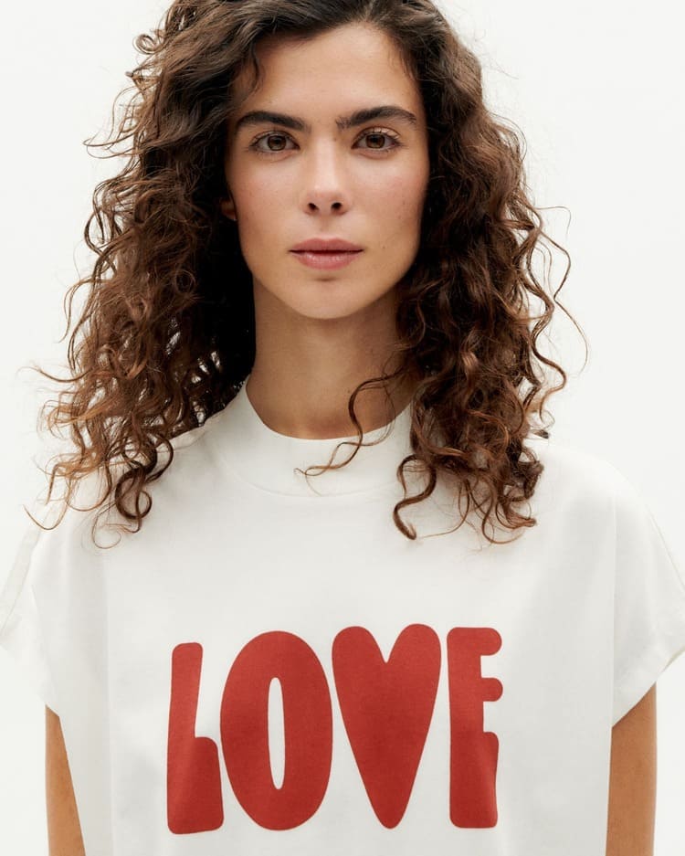 T-shirt coton biologique - Love volta