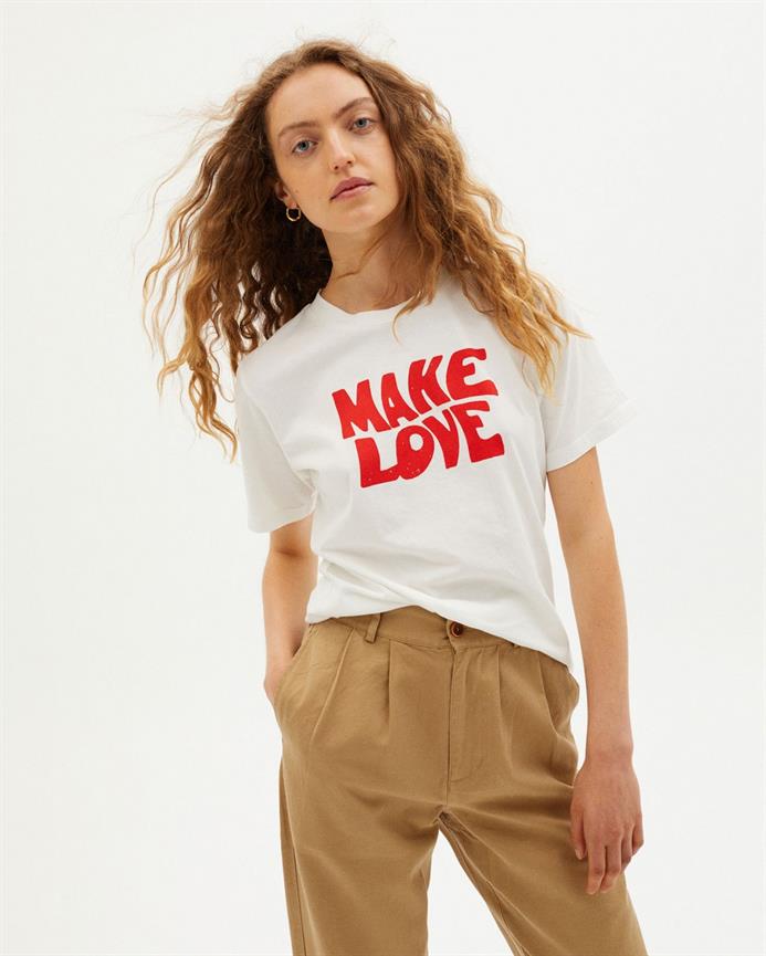 T-shirt coton biologique - Make Love