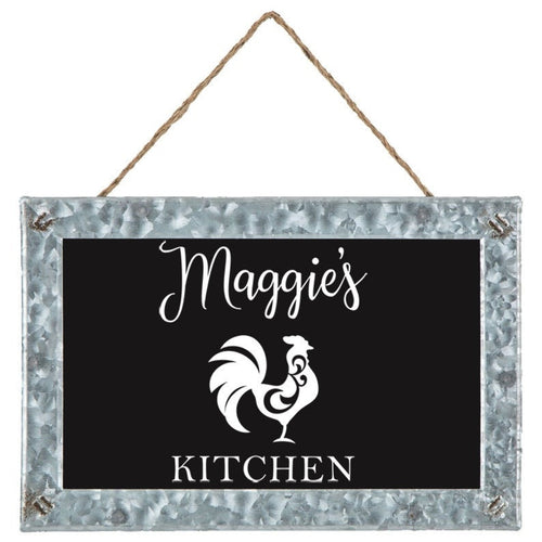 Country Kitchen Decor: Rooster Kitchen Wall Decor: Personalized