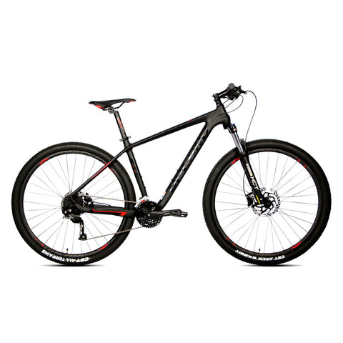 Black mountain bike