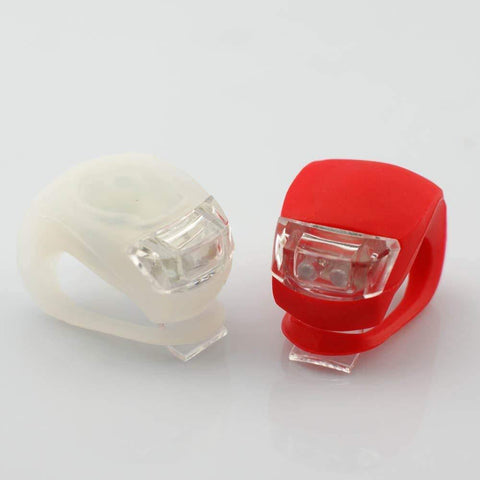 Silicone bicycle lights