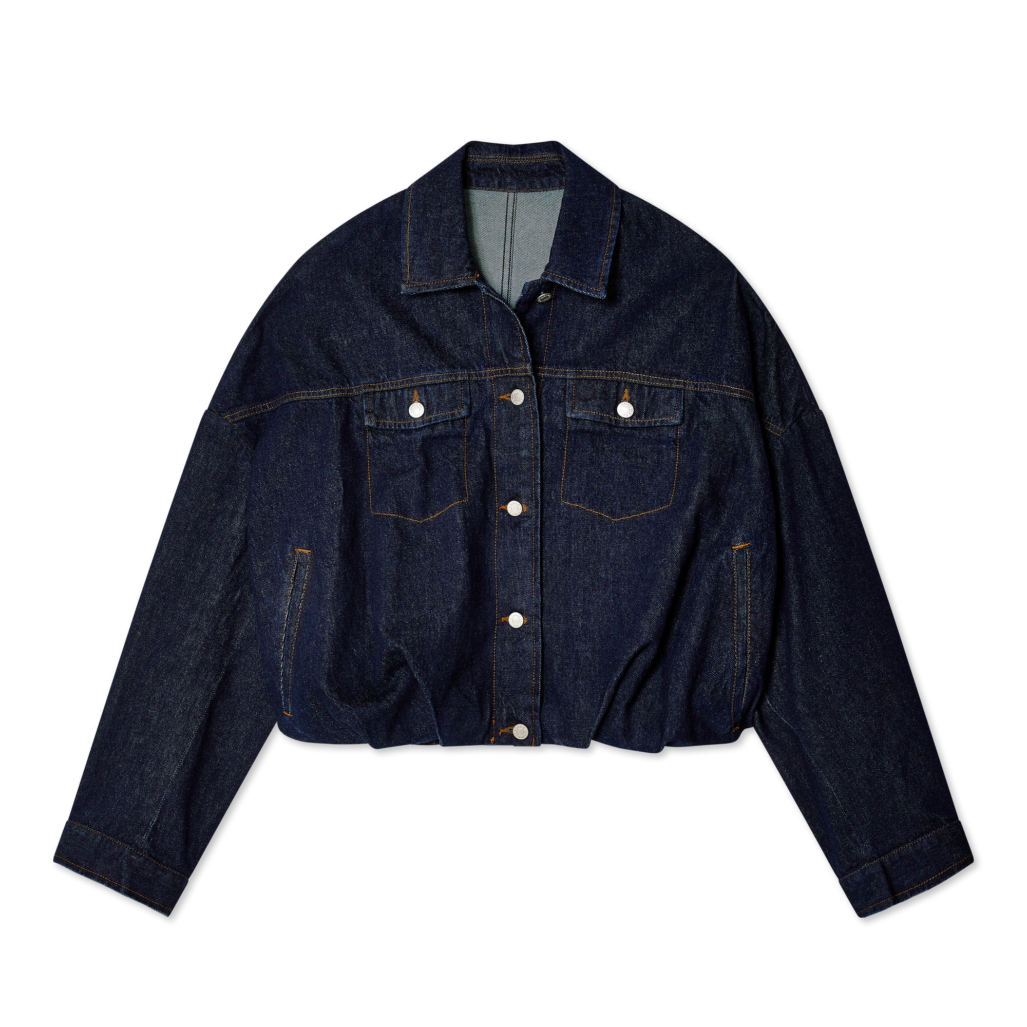 Dries Van Noten - Women's Cocoon Blouson Jeans Jacket - (Indigo ...