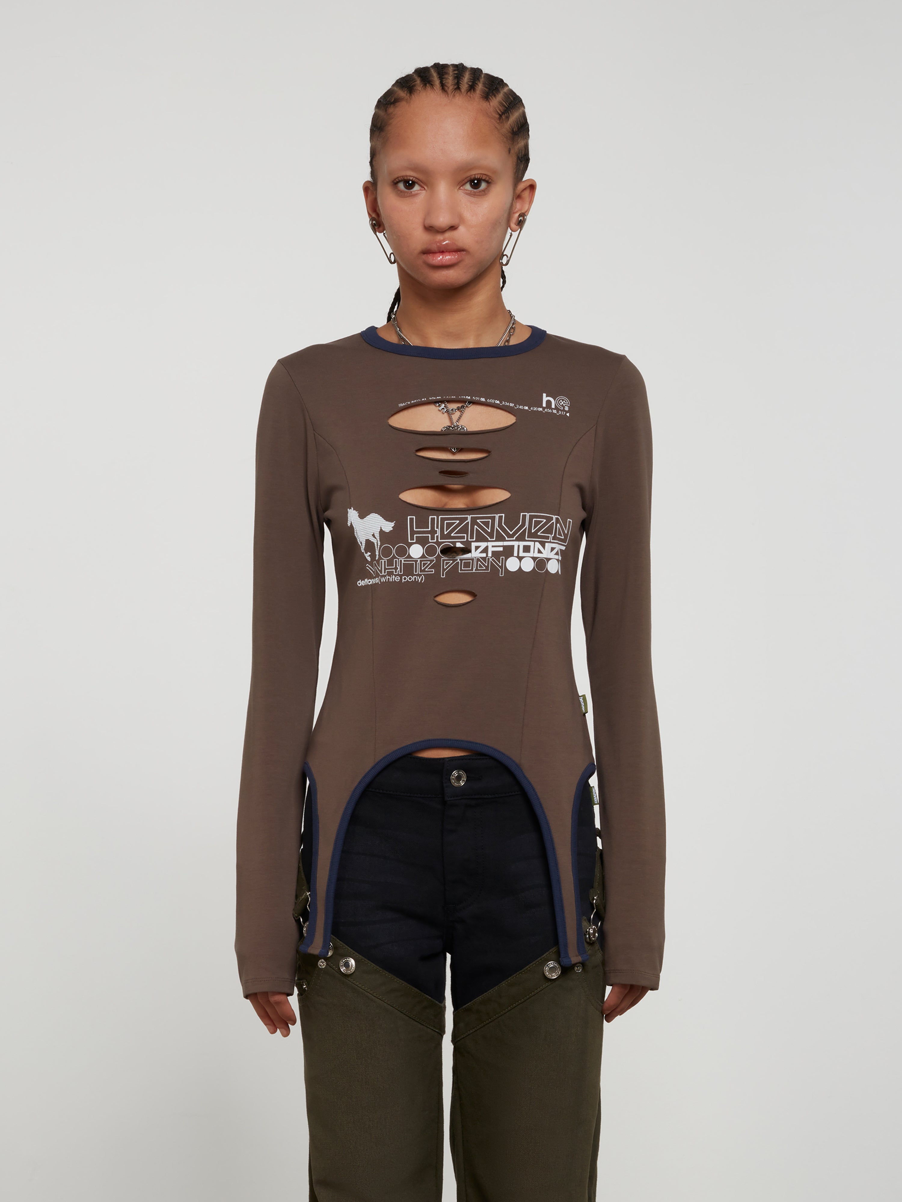 Heaven by Marc Jacobs - Women’s Deftones Garter Top - (Brown)