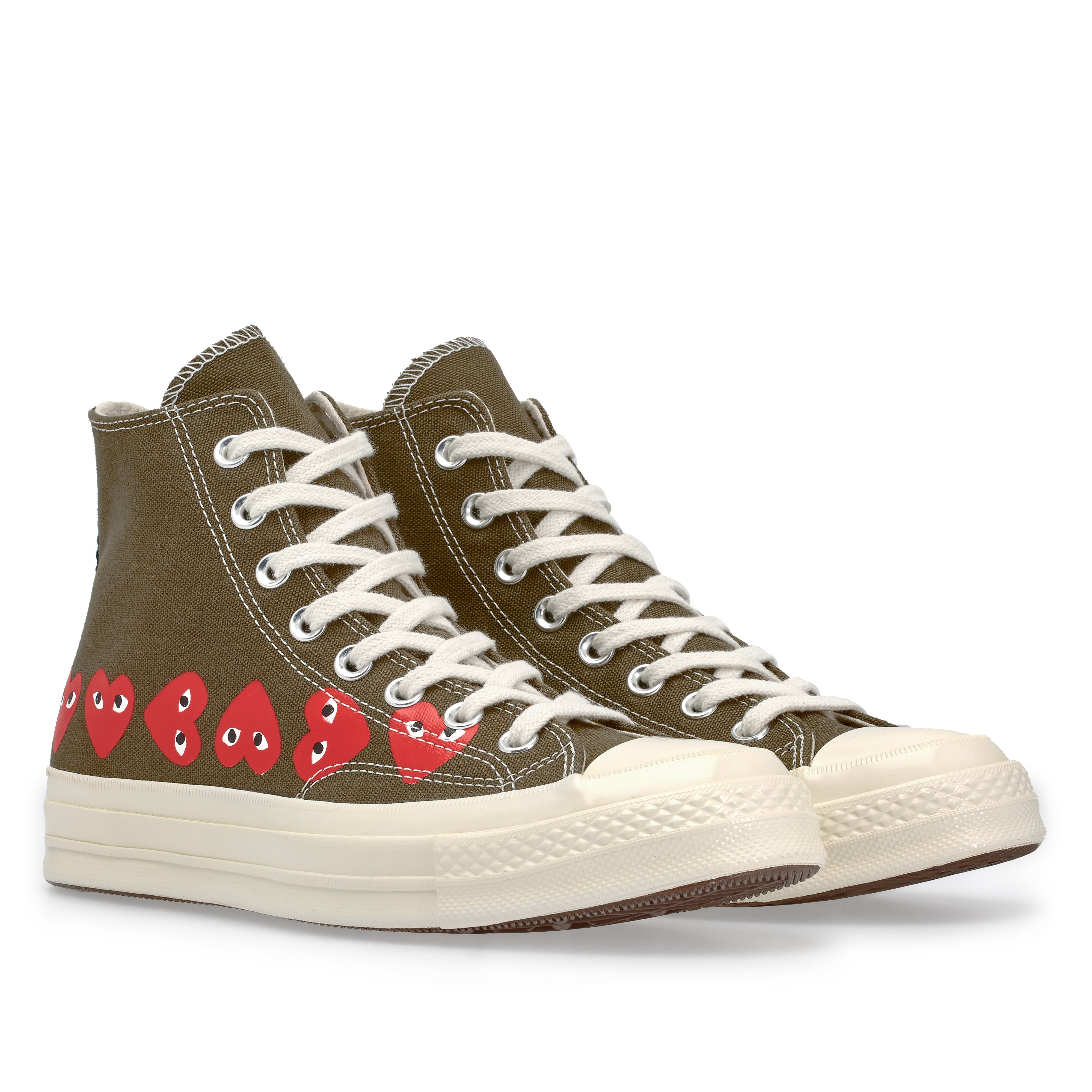 play converse multi heart chuck taylor low top