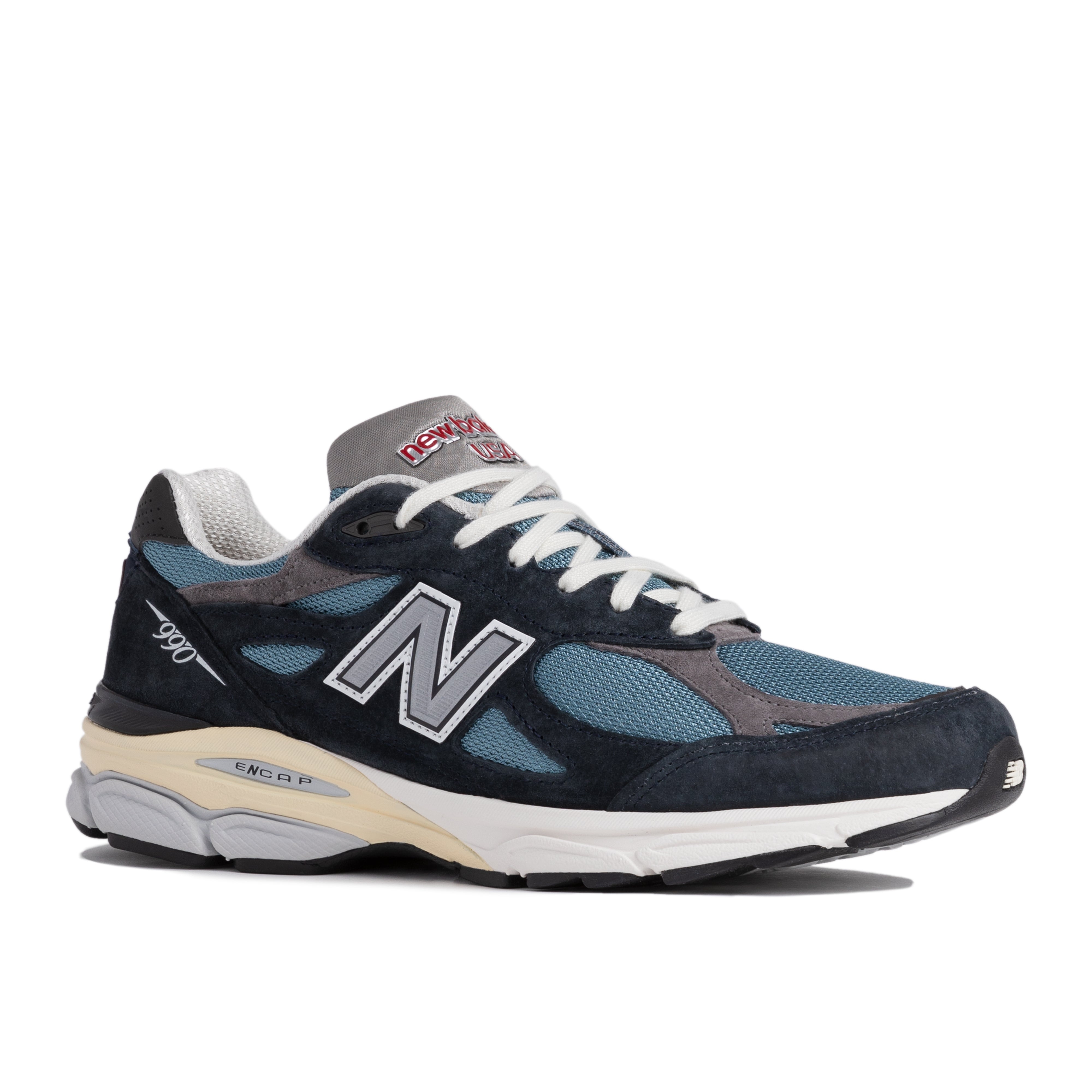 クーポン利用&送料無料 NEW BALANCE M990TE3 NAVY BLUE レディース24cm