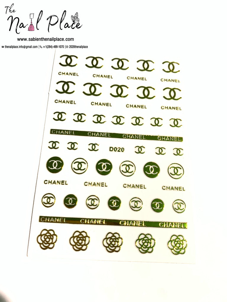 Coco Chanel Nail Art Stickers – The Nail Place