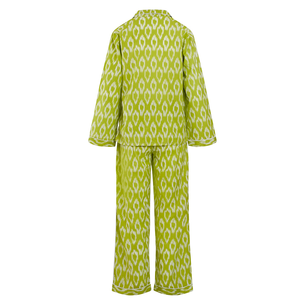 Lime Ikat Pyjama Sets - Rebecca Thompson