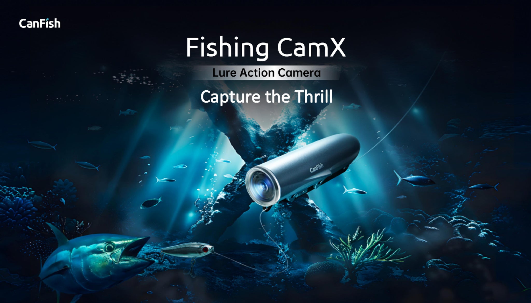CHASING CanFish Fishing CamX Lure Action Camera, Underwater Camera, Fishing Camera