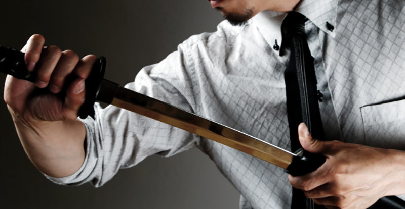 Shinken Shobu meaning fighting with real swords