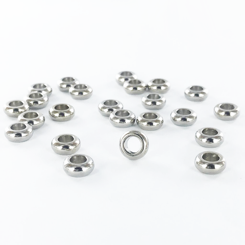 Gesloten ringen rond 7mm zilver