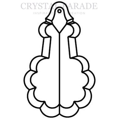 Pendeloque Chandelier Crystals (Art. 1002) - Sweet Orange