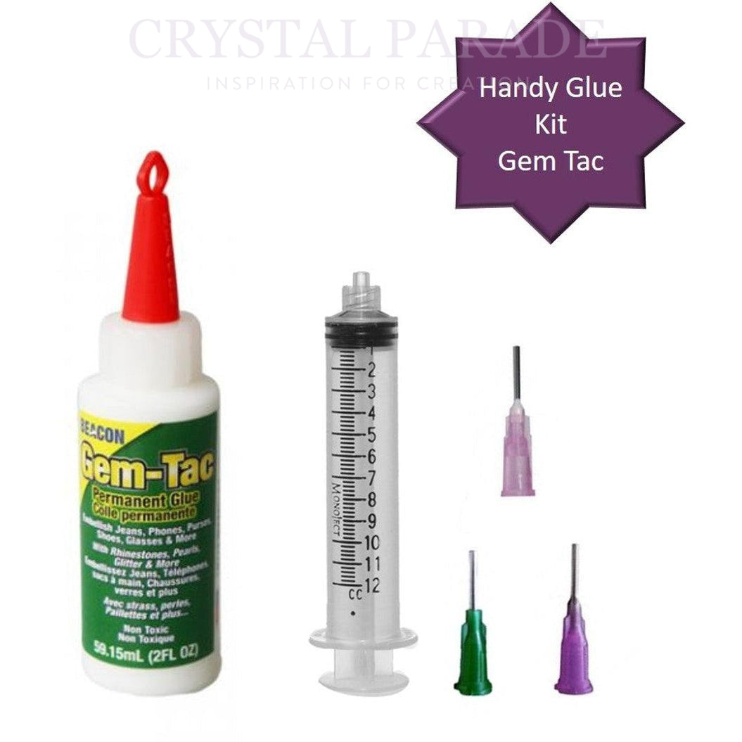 Handy Glue Kit - Gem Tac Adhesive, Crystal Parade