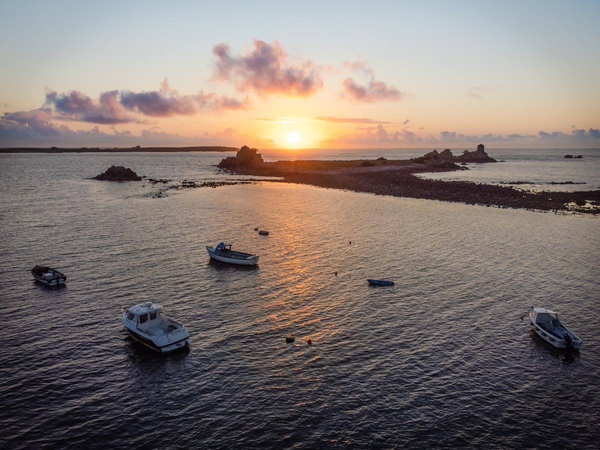 periglis beach sunset