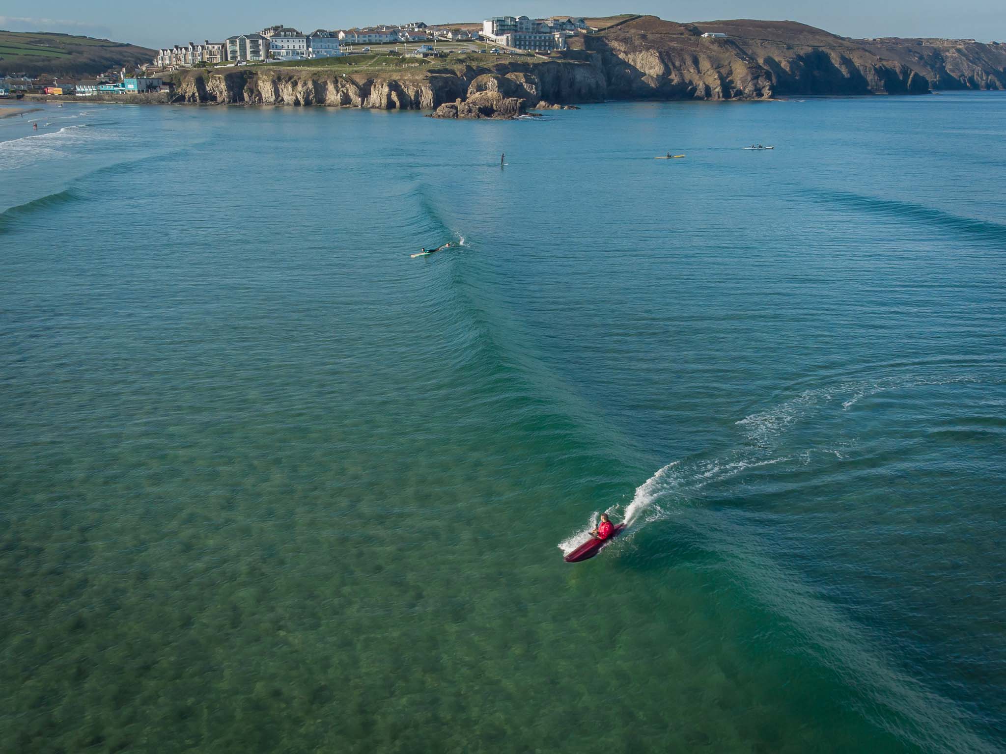 surf canoe perranporth