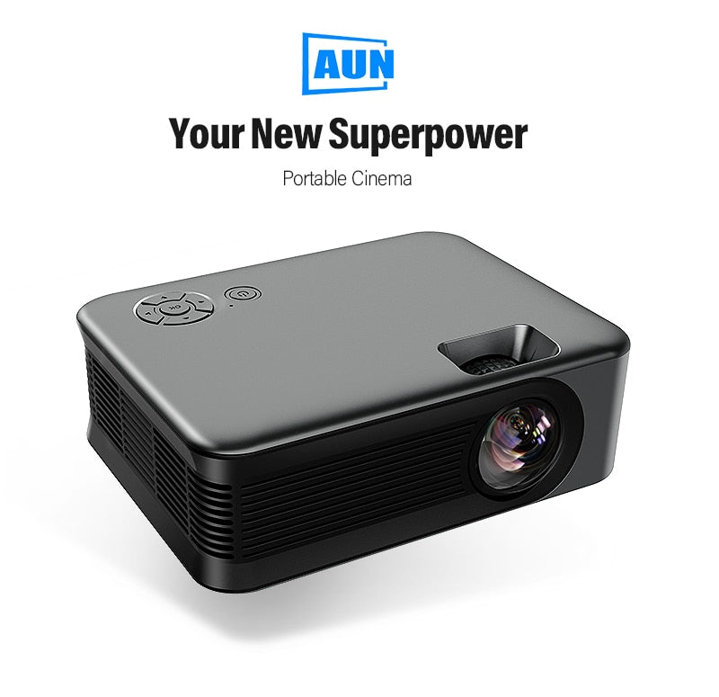 Image of Portable 4K Mini Projector for Bedroom