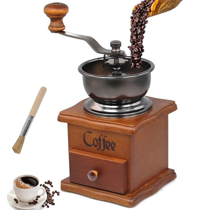 Image of Retro Coffee Grinder | Premium Stainless Steel Material