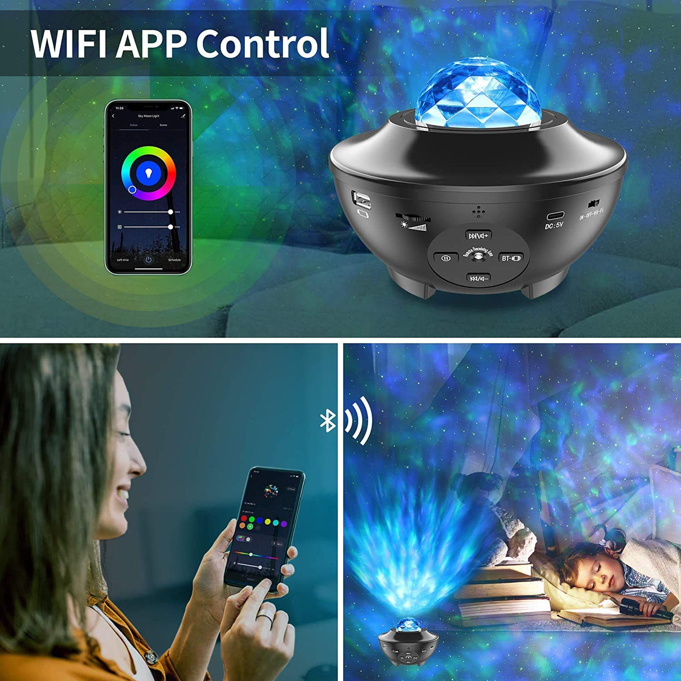 yamla smart galaxy light projector