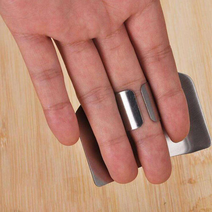 Finger Guard Hand Cutting Knife Protector Stainless Steel Kitchen Tool
